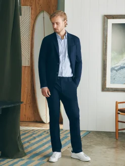 Movement™ Knit Blazer - Lupine Navy