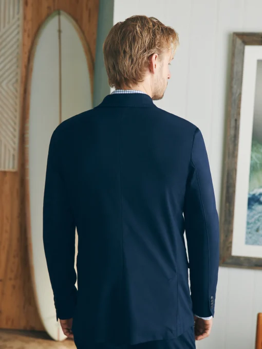 Movement™ Knit Blazer - Lupine Navy