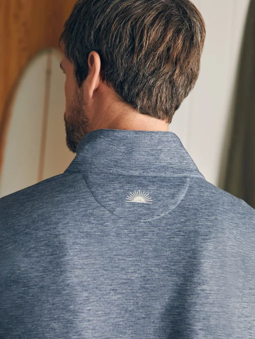 Movement™ Quarter Zip - Deep Navy Feeder