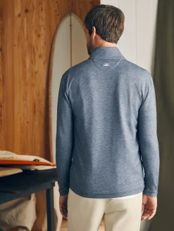 Movement™ Quarter Zip - Deep Navy Feeder