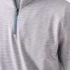 Movement™ Quarter Zip - Mountain Grey Feeder Stripe