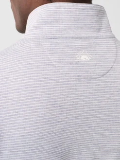 Movement™ Quarter Zip - Mountain Grey Feeder Stripe