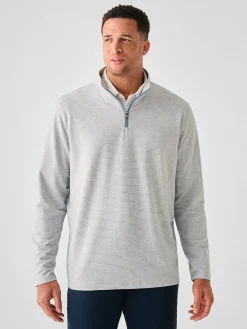 Movement™ Quarter Zip - Mountain Grey Feeder Stripe
