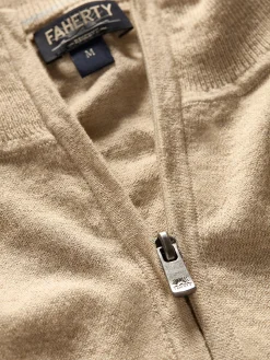 Movement™ Quarter Zip Sweater - Soft Dune Heather