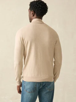 Movement™ Quarter Zip Sweater (Tall) - Soft Dune Heather
