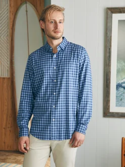 Movement™ Shirt Classic Fit - Navy Skies Check