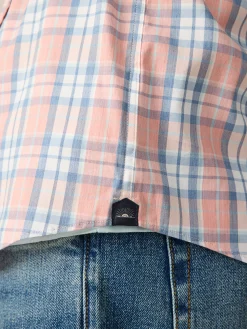 Movement™ Shirt Classic Fit - Ocean Coral Plaid