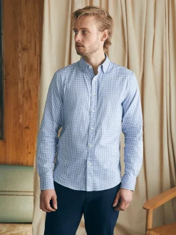 Movement™ Shirt Classic Fit - Light Blue Gingham