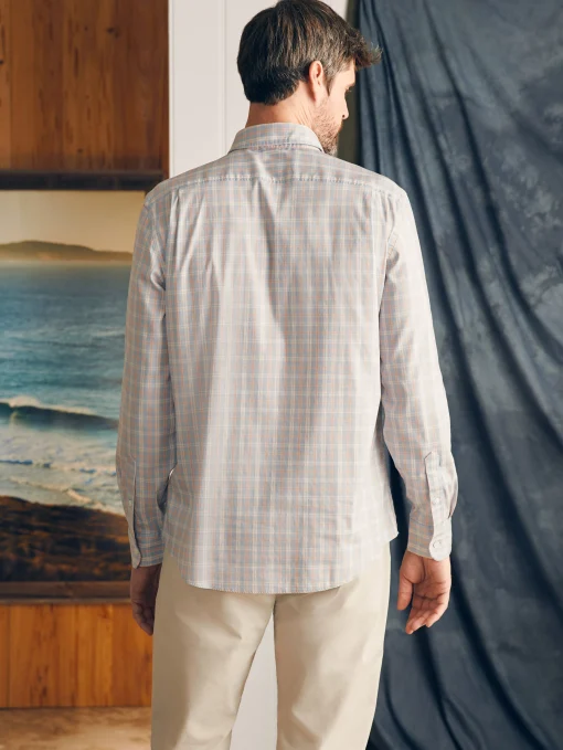Movement™ Shirt Classic Fit - Blue Coral Plaid