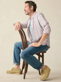 Movement™ Shirt Classic Fit - Ocean Coral Plaid