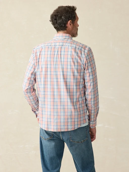 Movement™ Shirt Classic Fit - Ocean Coral Plaid