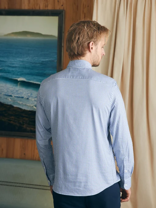 Movement™ Shirt Classic Fit - Light Blue Gingham