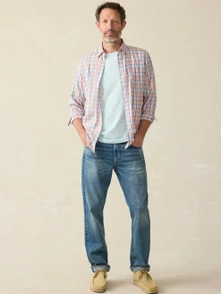 Movement™ Shirt Classic Fit - Ocean Coral Plaid