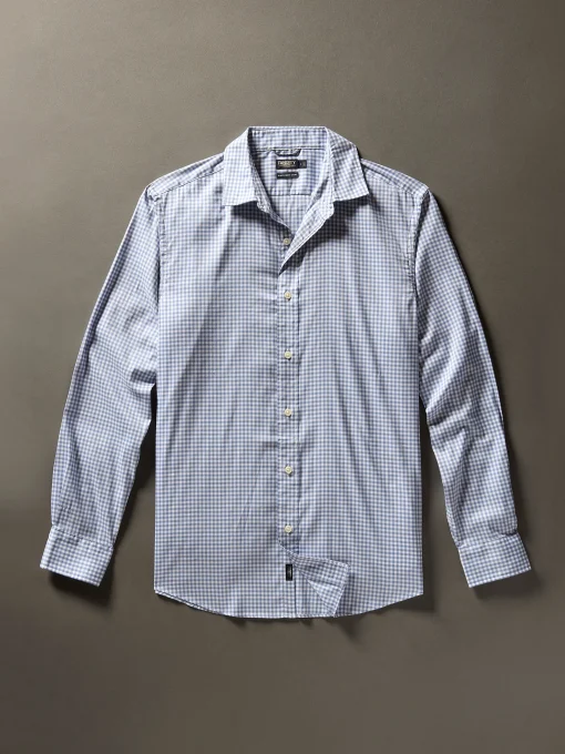 Movement™ Shirt Classic Fit - Light Blue Gingham
