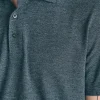 Movement™ Short-Sleeve Pique Polo Shirt (Tall) - Dusty Iron Heather