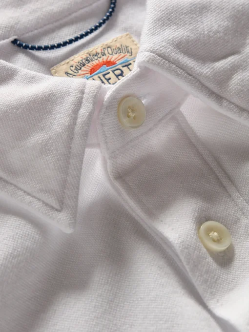Movement™ Short-Sleeve Pique Polo Shirt - Pure White