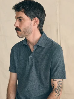 Movement™ Short-Sleeve Pique Polo Shirt (Tall) - Dusty Iron Heather