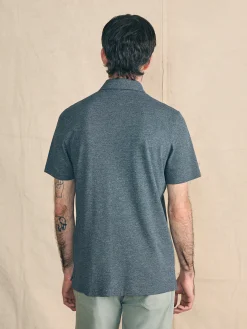 Movement™ Short-Sleeve Pique Polo Shirt (Tall) - Dusty Iron Heather