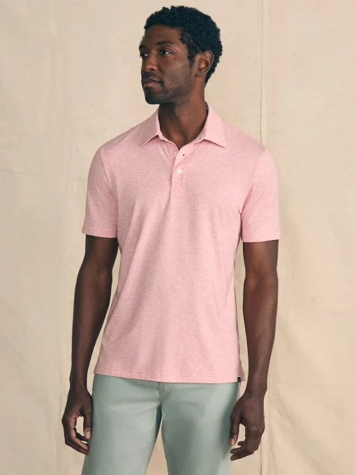 Movement™ Short-Sleeve Polo Shirt - Sunbeam Heather