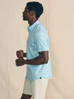 Movement™ Short-Sleeve Shirt - Blue Wave Botanic