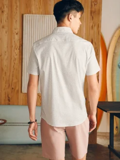 Movement™ Short-Sleeve Shirt - Ivory Cliff Floral
