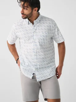 Movement™ Short-Sleeve Shirt - Ivory Endless Peaks