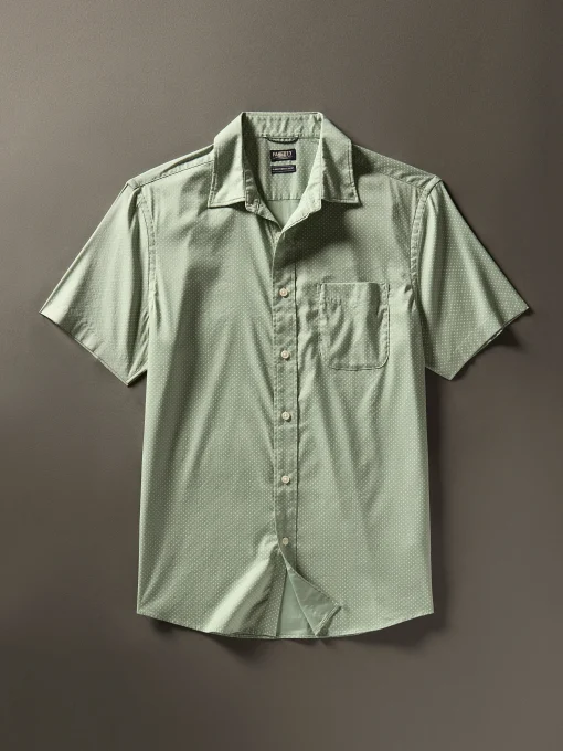 Movement™ Short-Sleeve Shirt - Sage Meridian Print