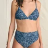 Nantucket Bikini Top - Navy Imma Floral