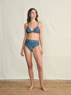 Nantucket High Waisted Bottom - Navy Imma Floral
