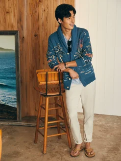 Offshore Swell Cardigan - Aqua Sea