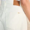 Organic Cotton Denim Short - White Sand Wash