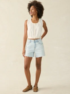 Organic Cotton Denim Short - Cloudbreak Wash