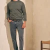 Organic Cotton Slim Straight Denim (32" Inseam) - Coal Creek Wash