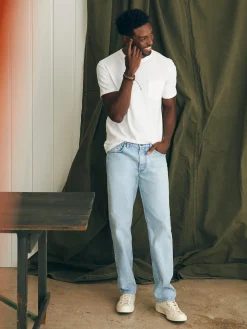 Organic Cotton Slim Straight Denim (32