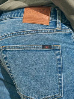 Organic Cotton Slim Straight Denim (32