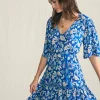 Orinda Mini Dress - Blue Ginger Floral