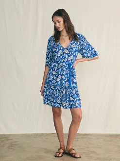 Orinda Mini Dress - Blue Ginger Floral