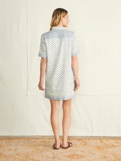 Rae Dress - White Lotus Floral Print
