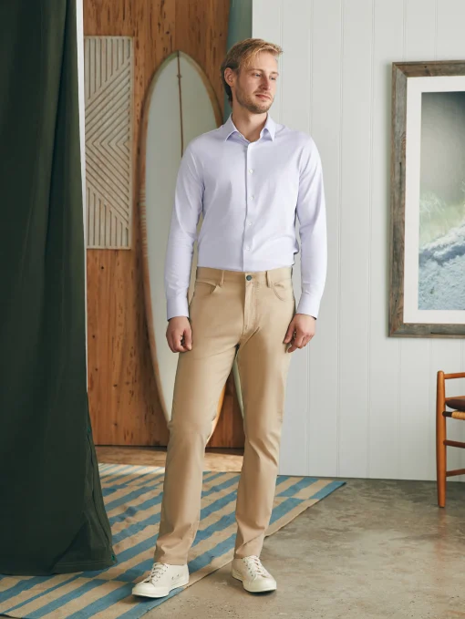 Reserve Knit Shirt - Soft Lavender Melange