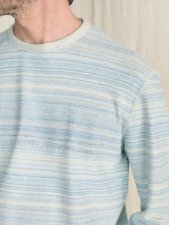 Reversible French Terry Crew - Tidal Waves