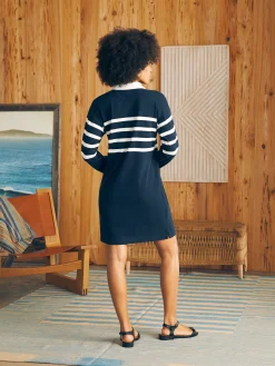 Rugby Jersey Dress - Cape May Stripe