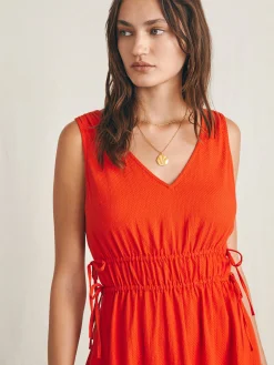 Sandbar Maxi Dress - Poppy Red