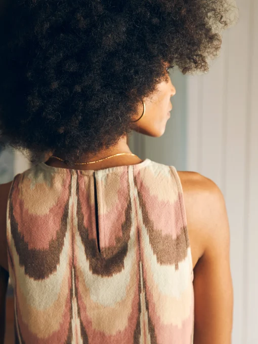 Shoreline Shell Top - Desert Ikat