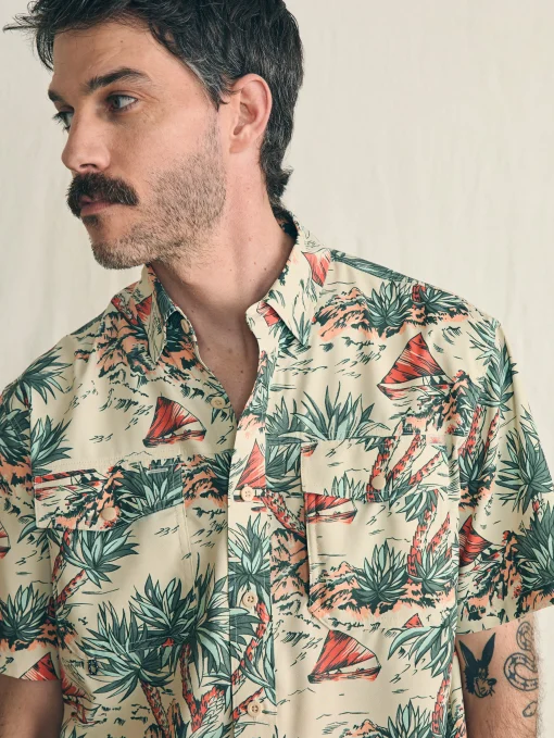 Shorelite Short-Sleeve Tech Shirt - Scenic Safari