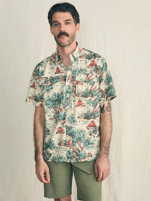 Shorelite Short-Sleeve Tech Shirt - Scenic Safari