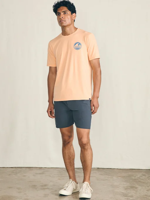 Shorelite Short-Sleeve Tech Tee - Passion Peach