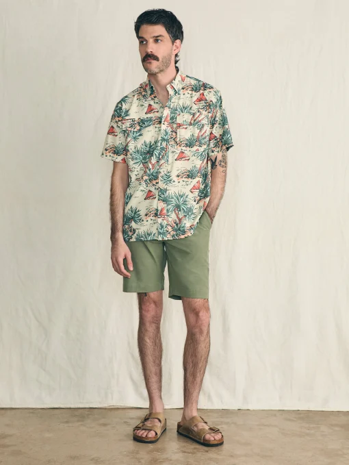 Shorelite Short-Sleeve Tech Shirt - Scenic Safari