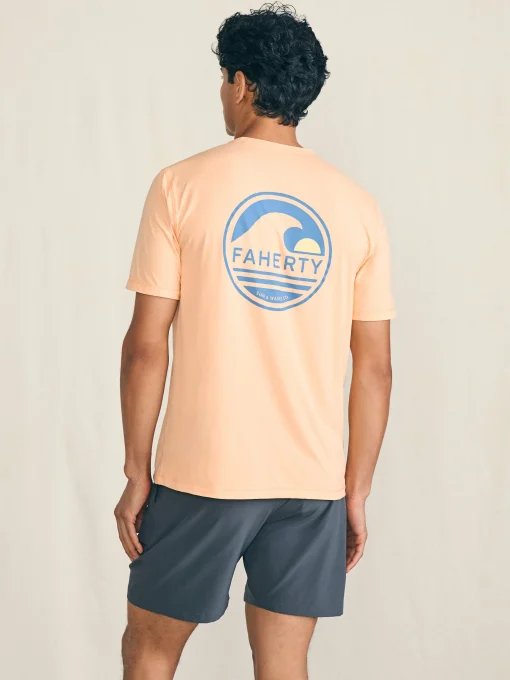 Shorelite Short-Sleeve Tech Tee - Passion Peach