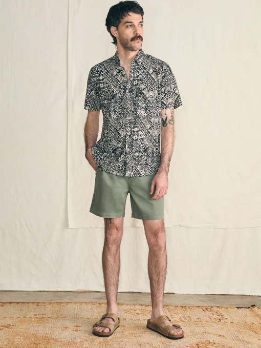 Short-Sleeve Breeze Shirt - Black Kaula