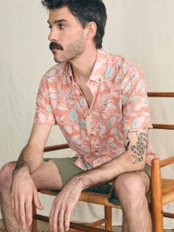 Short-Sleeve Breeze Shirt - Ginger Floral
